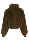 Fabiana Filippi Bi-material Short Jacket