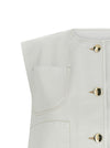 Fabiana Filippi Denim And Knit Vest