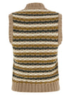 Marni Shetland Acquard Knit Vest