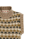 Marni Shetland Acquard Knit Vest