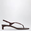 SENSO Genesis heeled sandals in mahogany