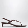 SENSO Genesis heeled sandals in mahogany