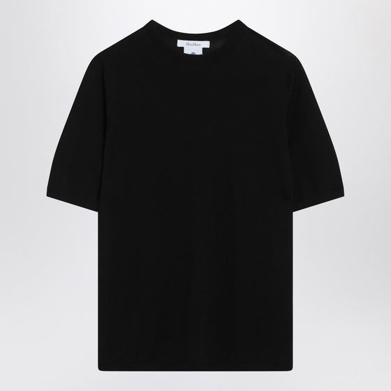 Max Mara Black wool crewneck sweater