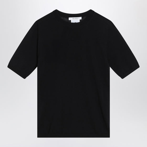 Max Mara Blue crew neck sweater in wool