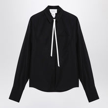  Sportmax Black popeline Gesso shirt