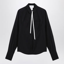  Sportmax Black popeline Gesso shirt