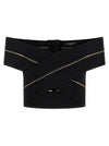 Balmain Off-the-shoulder Crop Top