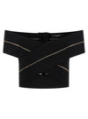 Balmain Off-the-shoulder Crop Top