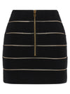 Balmain V-shaped Waist Skirt
