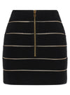 Balmain V-shaped Waist Skirt