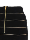 Balmain V-shaped Waist Skirt
