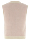 Balmain Testa Di Leone Tweed Vest