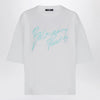 Balmain Oversized white T-shirt with logo print
