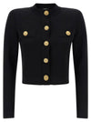 Balmain Cropped Cardigan