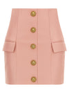 Balmain Testa Di Leone Skirt