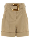 Balmain Anthem Buckle Shorts