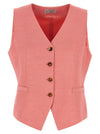 Alberto Biani Linen Viscose Vest