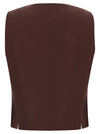 Alberto Biani Viscose And Linen Vest