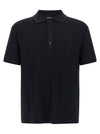 Balmain Monogram Knit Polo Shirt