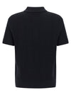 Balmain Monogram Knit Polo Shirt