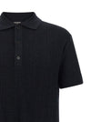 Balmain Monogram Knit Polo Shirt