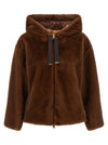 Herno Faux Fur Bomber Jacket