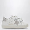 Golden Goose Baby Old School Sneakers in white/platinum