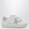 Golden Goose Baby Old School Sneakers in white/platinum