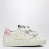 Golden Goose Set Sneaker Baby School white/pink with socks