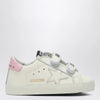 Golden Goose Set Sneakers Baby School white/pink with socks