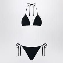  Hunza G. Hunza G Gina triangle bikini set in black