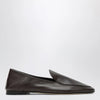 DEAR FRANCES Espresso Nappa Leather Gio Slip-On Loafers