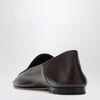 DEAR FRANCES Espresso Nappa Leather Gio Slip-On Loafers