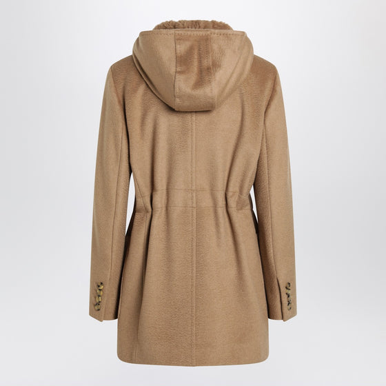 Max Mara Beige zibeline camel parka