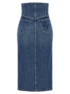Elisabetta Franchi Denim Skirt