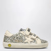 Golden Goose Old School Sneakers in platinum/cream glitter