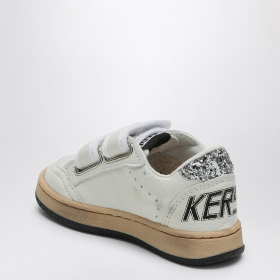 Golden Goose Ball Star white/glitter platinum sneaker