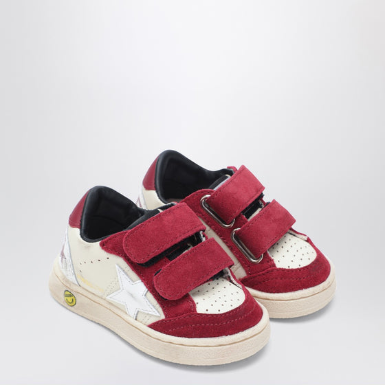 Golden Goose Ball Star sneakers in white/red