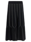 Elisabetta Franchi Origami Knit Skirt