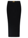 Elisabetta Franchi Ribbed Knit Skirt