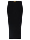 Elisabetta Franchi Ribbed Knit Skirt