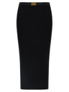 Elisabetta Franchi Ribbed Knit Skirt