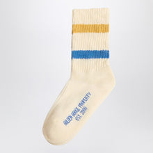  Golden Goose Ivory cotton-blend socks