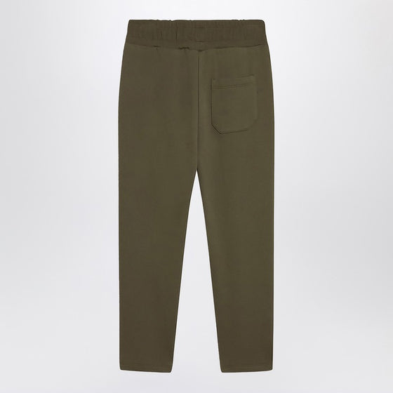 Golden Goose Dark green jogging trousers with stars