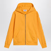 Golden Goose Mustard yellow zip-up sweatshirt with stars