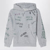Golden Goose Gray hoodie with all over prints