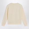 Golden Goose Ivory crewneck sweatshirt with logo