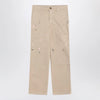 Golden Goose Beige trousers with splatter details