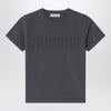 Golden Goose Anthracite grey t-shirt with logo