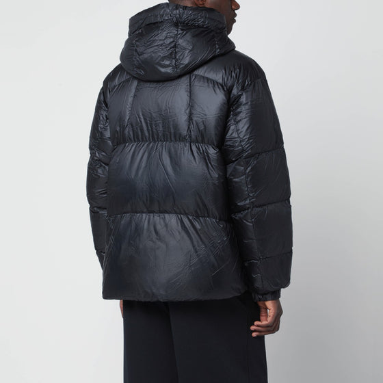 Goldwin Black padded parka in Pertex Quantum